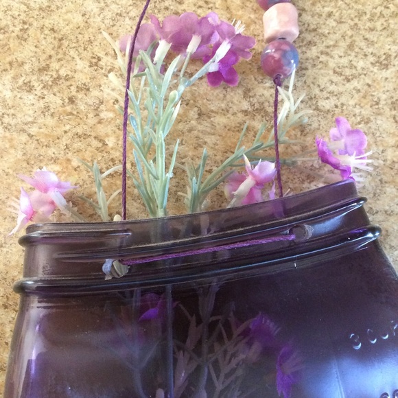 Purple Ball Jar Farmhouse Wall Decor - Picture 7 of 8